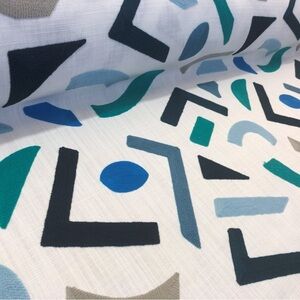 Oslo in Horizon Embroidered home décor fabric